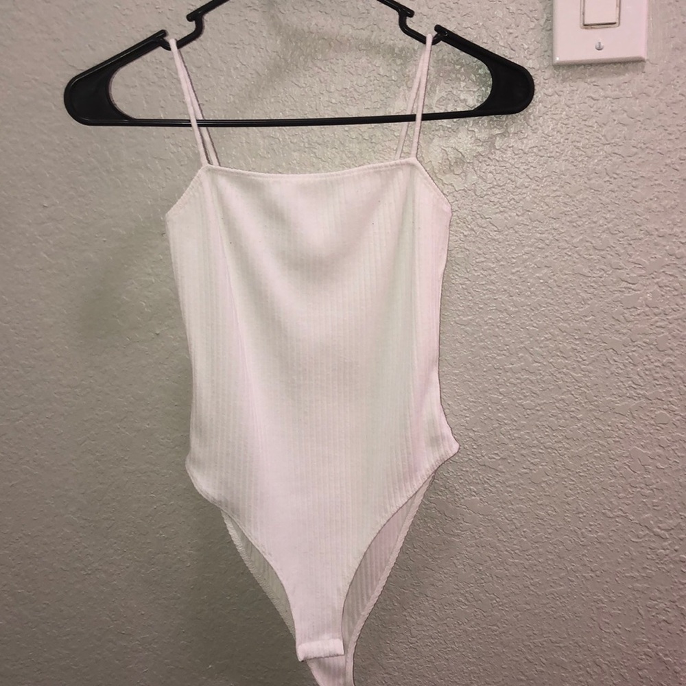 A cute one piece with spaghetti straps